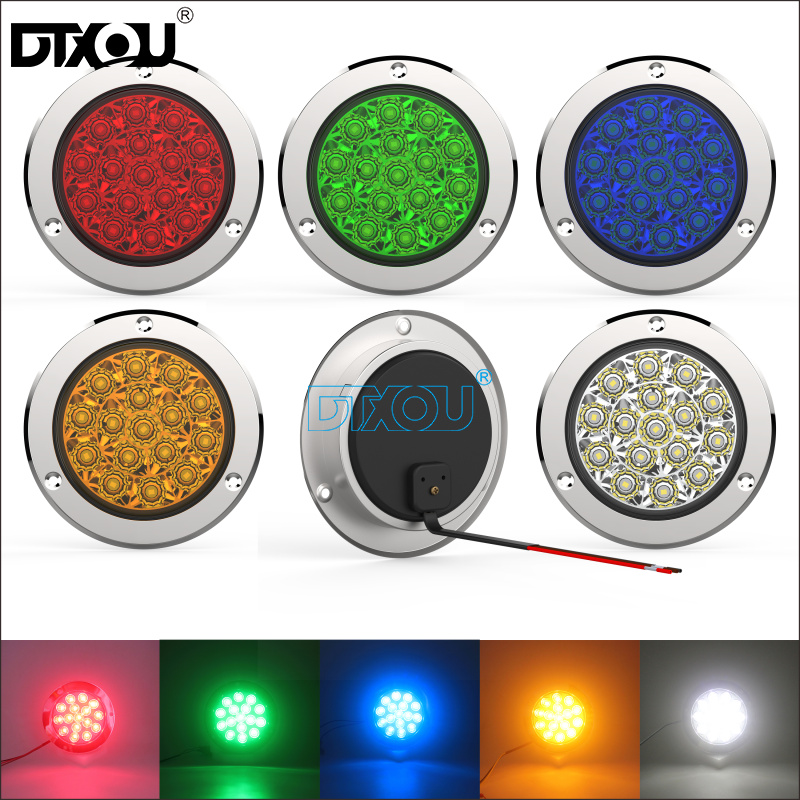 JY-2019 DC12V 24V 4-inch Round LED Taillamp