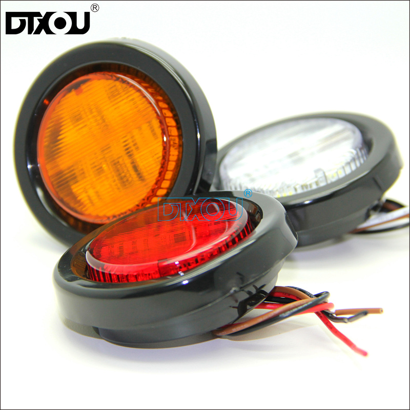 JY-2022 DC 12V 2 Inch Round Tail Lamp For Trailer