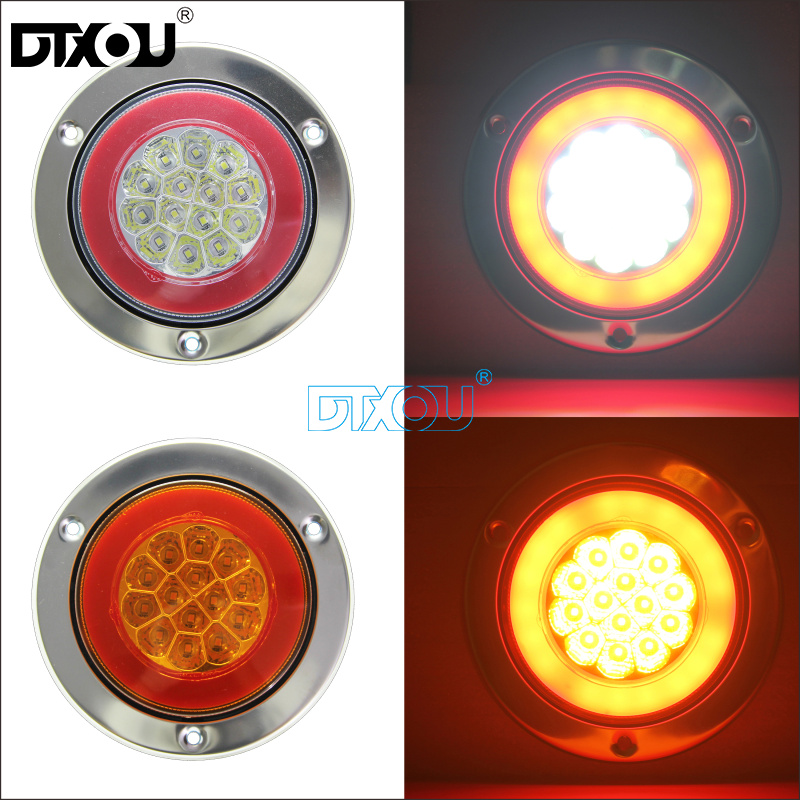 JY-2029 Halo Ring Combined Color 4inch LED Tail Lights