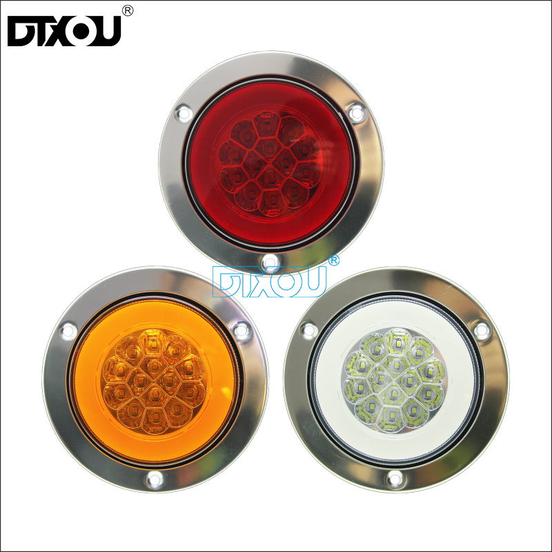 JY-2029 Halo Ring 4-inch LED Trailer Tail Light