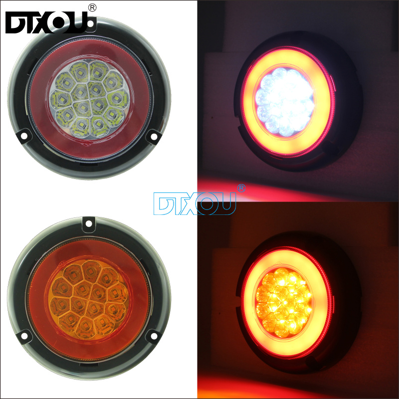 JY-2028 Halo LED 4 inch Round Stop/Turn/Tail light
