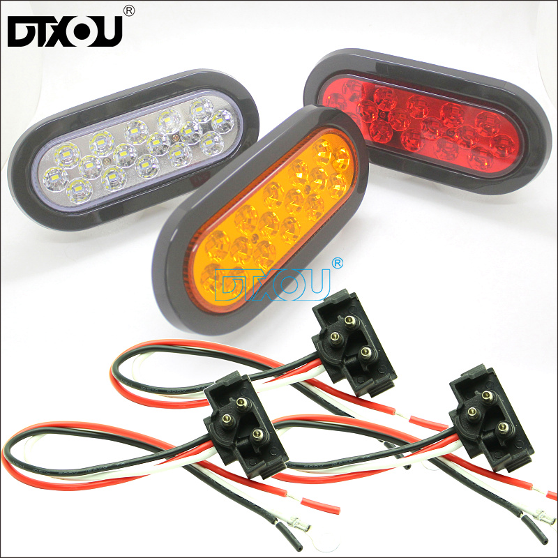 JY-2013 6-inch Oval LED Brake Tail Lights