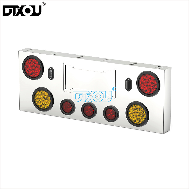 JY-2012 Semi-Truck Rear Center Panels With LED Taillamp