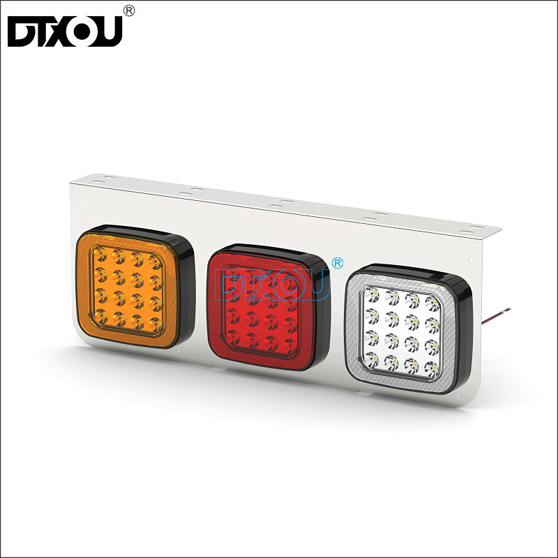 JY-2007-3 LED Tail Light Assemblies For Isuzu Hino Nissan Fuso Trucks
