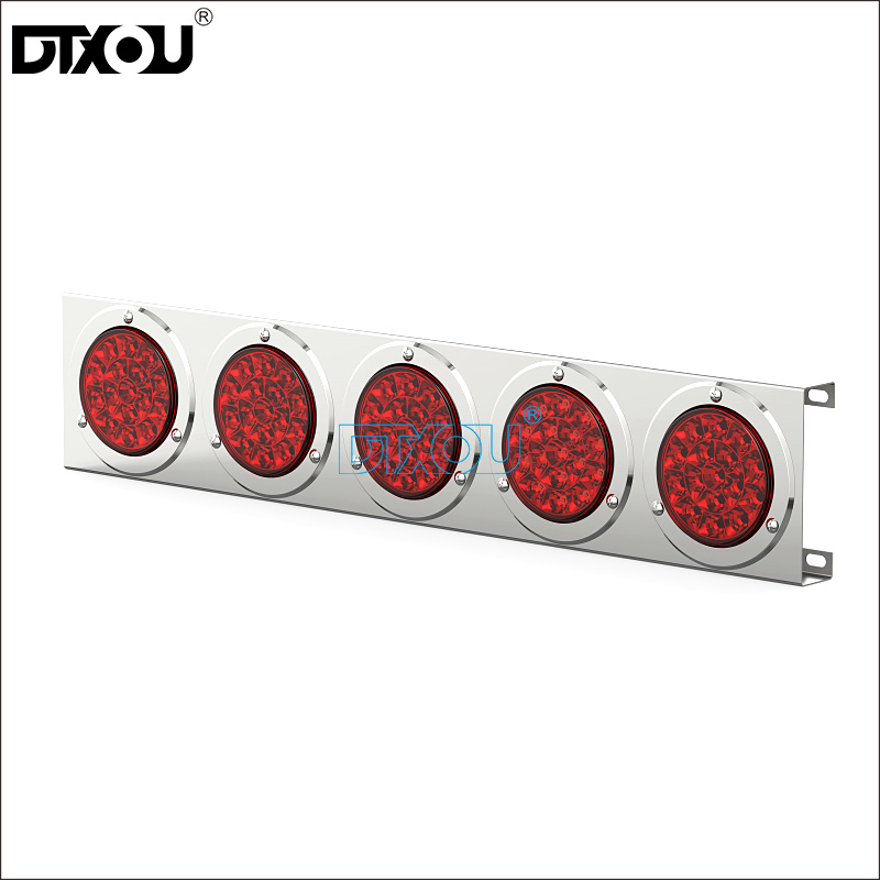 JY-2003-5 Quintuple Hole Light Box For Truck Trailer Tail Light