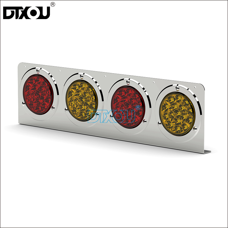 JY-2002-4 L-shaped Four-joint Semi-trailer Rear Taillight Frame