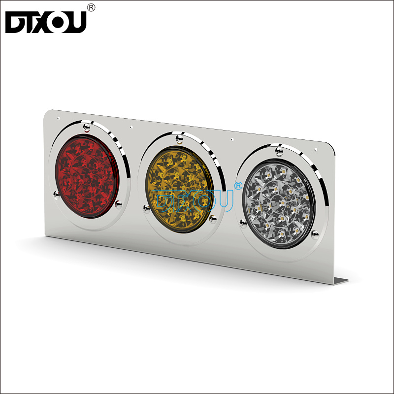JY-2002-3 Stainless Steel Bracket LED Tail Lights Assemblies