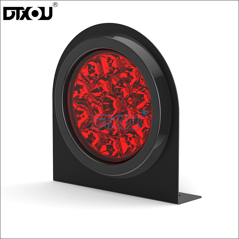 JY-2001-1 Red LED Tail Lights With 1 Hole Light Box